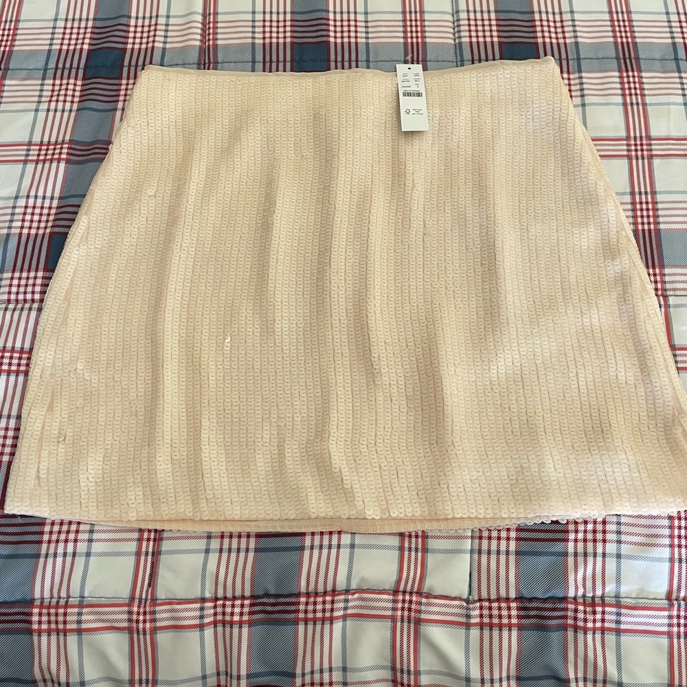 J. Crew Sequined Mini Skirt